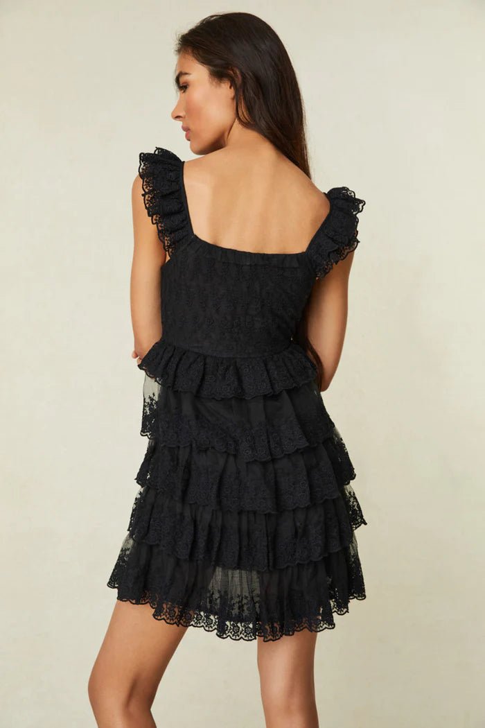 LoveShackFancy Federica Lace Mini Dress Endless Waves