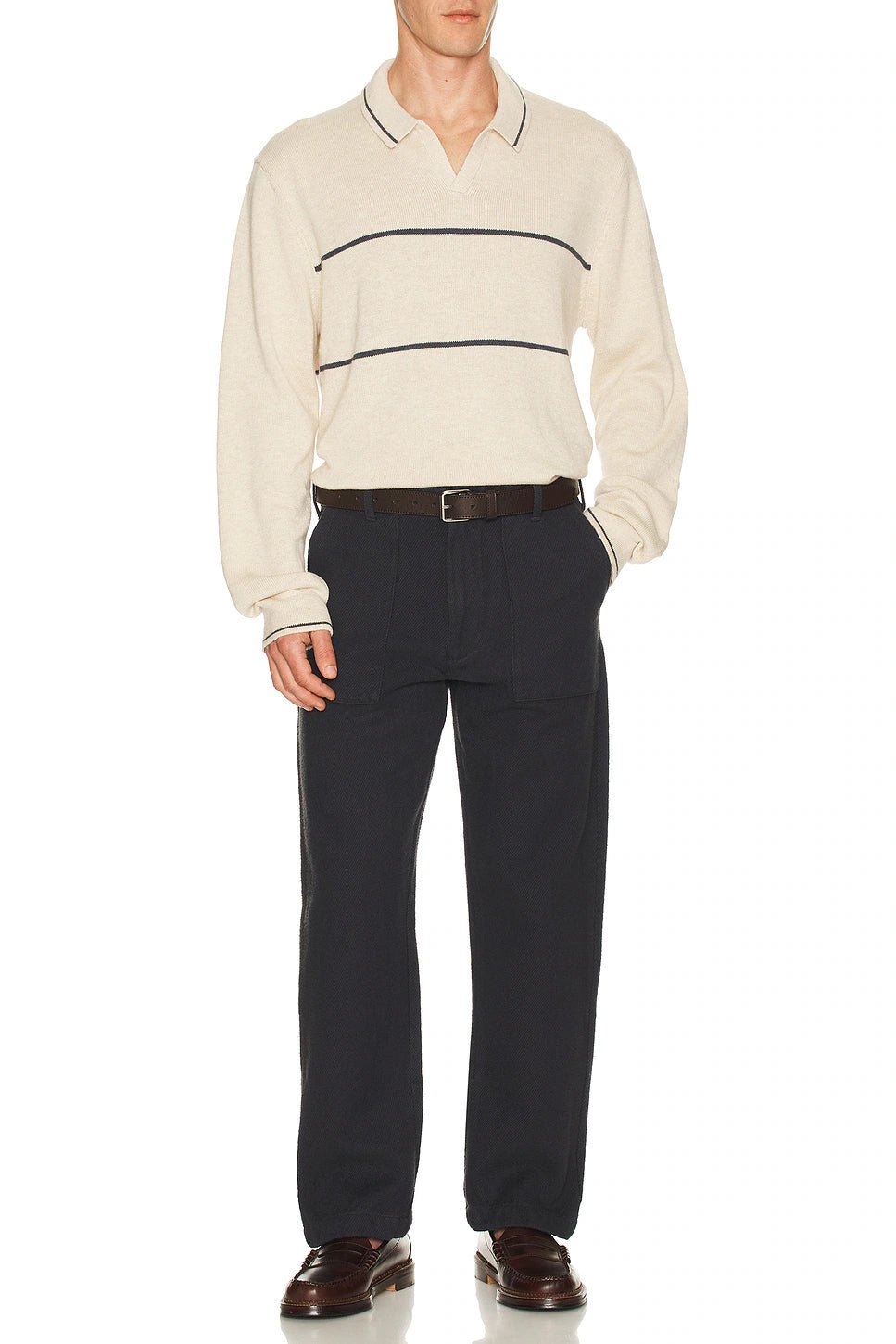 Marine Layer Liam Sweater Polo Endless Waves