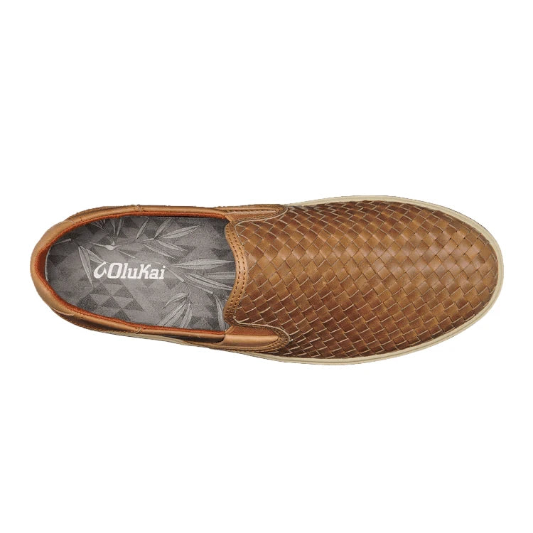 OluKai OluKai Lae‘ahi Lauhala Men's Slip - On Sneakers Endless Waves