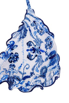 Agua Bendita Fully Embroidered Lolita Bikini Top - Endless Waves