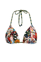 Agua Bendita Lolita Bikini Top - Endless Waves
