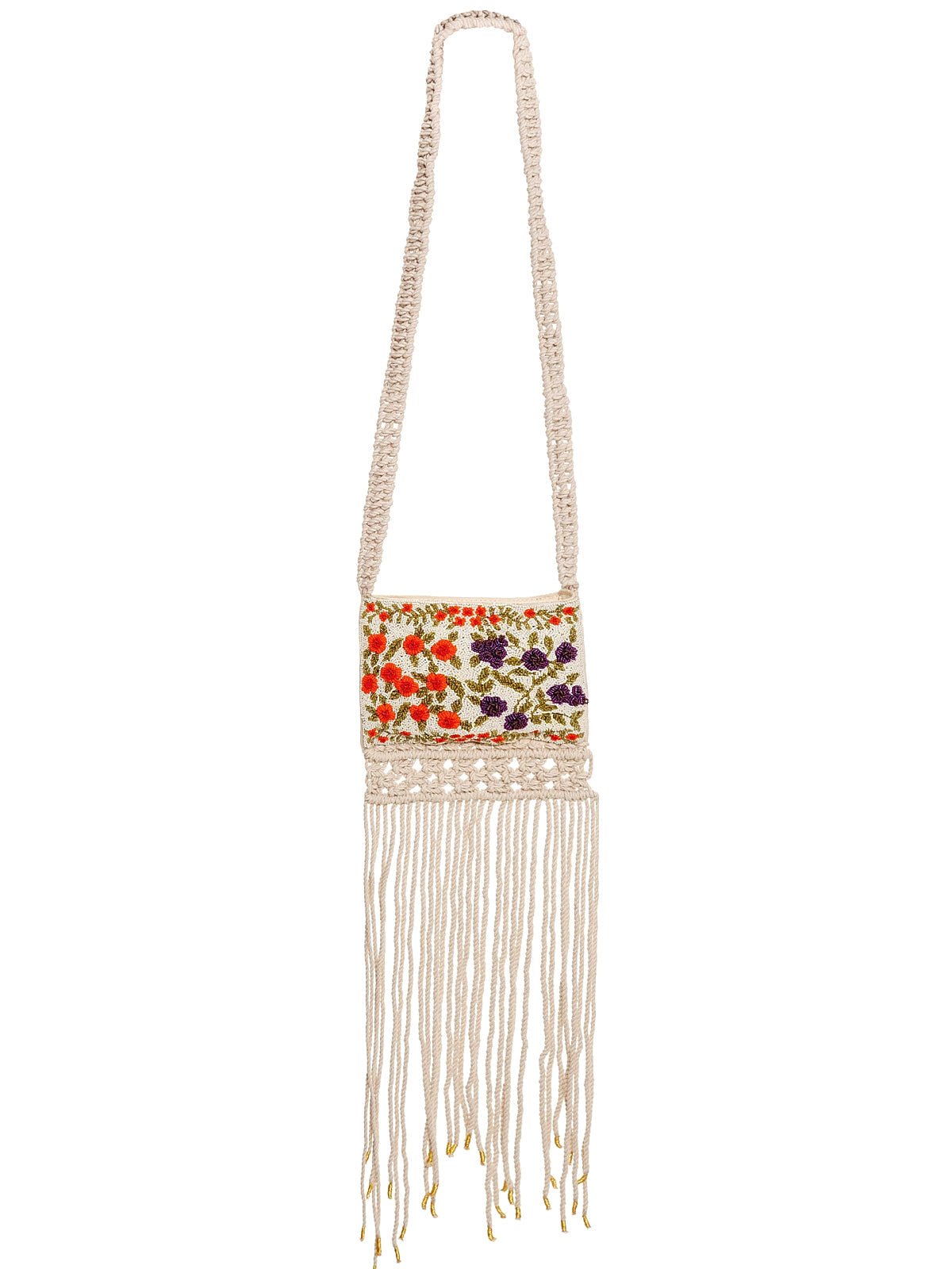Agua Bendita Mandy Beaded Bag - Endless Waves