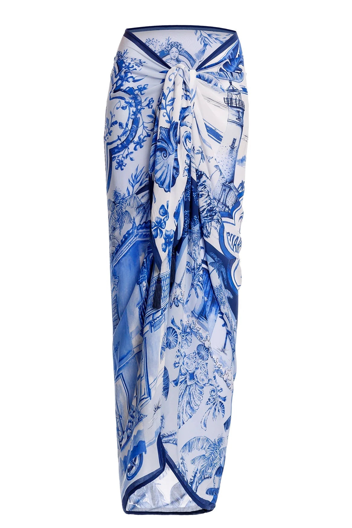 Agua Bendita Agua Bendita Marine Pareo Cover Up Endless Waves