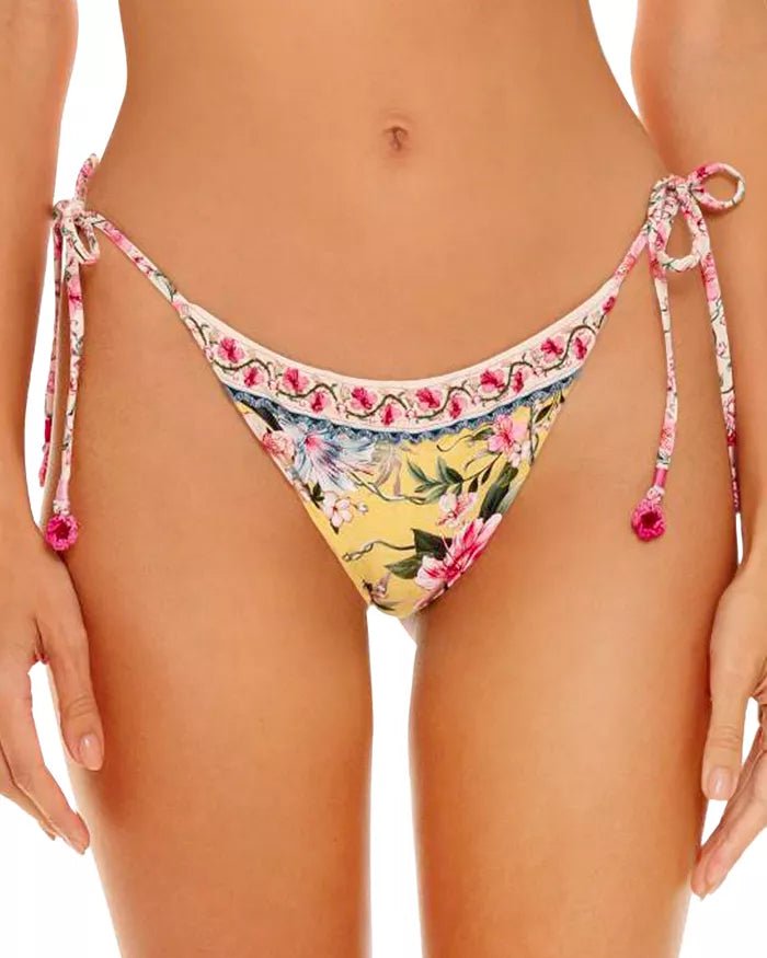 Agua Bendita Agua Bendita Embroidered Sally Alegria Bikini Bottom Endless Waves