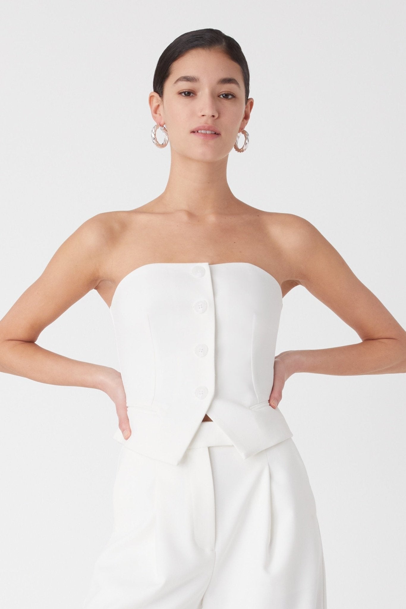 MISHA Misha Alessia Tailored Top Endless Waves