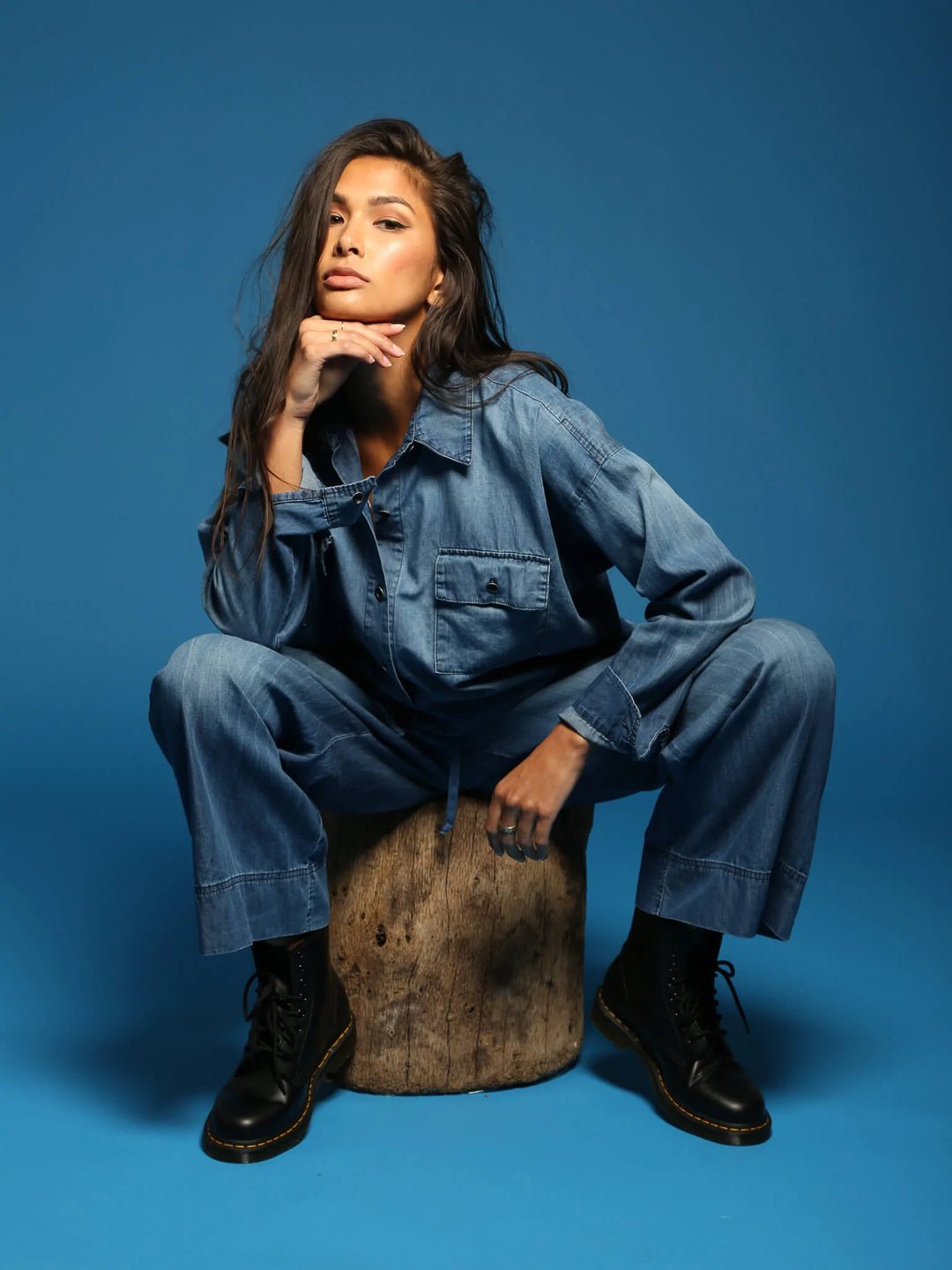 Electric & Rose Electric & Rose Alexis Button Down Endless Waves