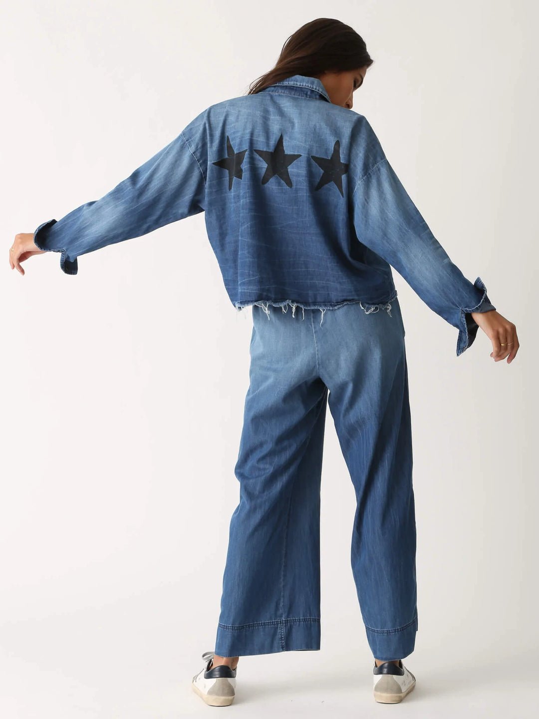 Electric & Rose Electric & Rose Alexis Button Down Endless Waves