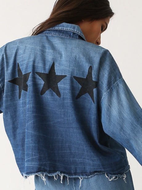 Electric & Rose Electric & Rose Alexis Button Down Endless Waves