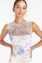 Amanda Uprichard Sleeveless Lyle Midi Dress - Endless Waves