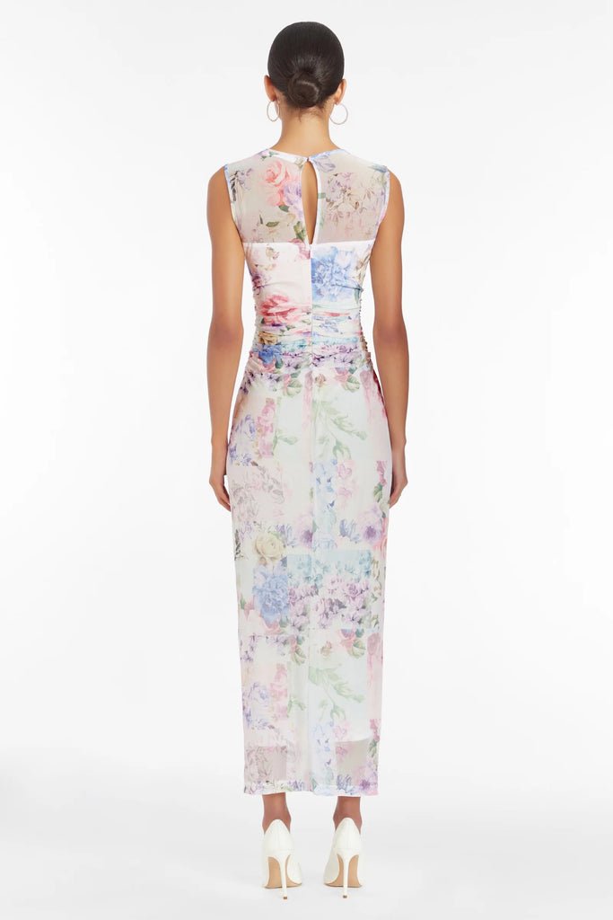 Amanda Uprichard Sleeveless Lyle Midi Dress - Endless Waves