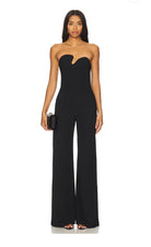 Amanda Uprichard Strapless Puzzle Jumpsuit - Endless Waves