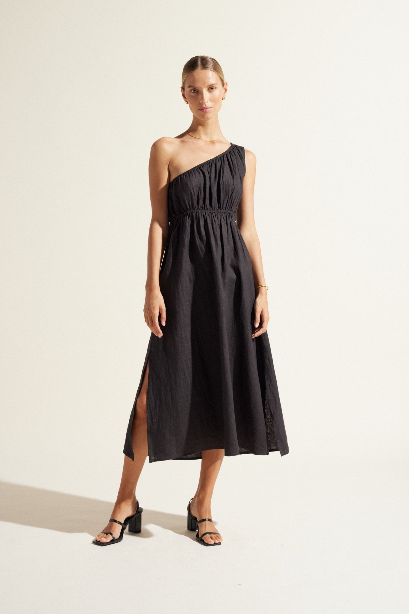amara midi dress multi Amara Midi Dress Blue Multi