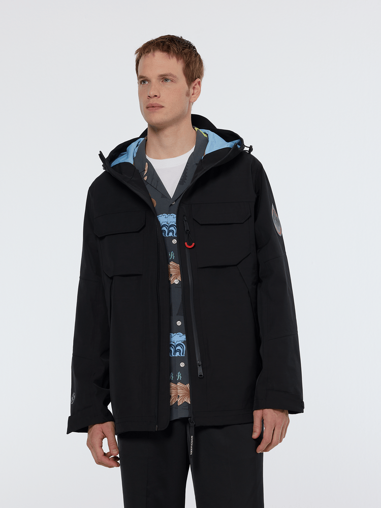 Scotch & Soda Scotch & Soda Amsterdam Proof Camp Tech Jacket Endless Waves