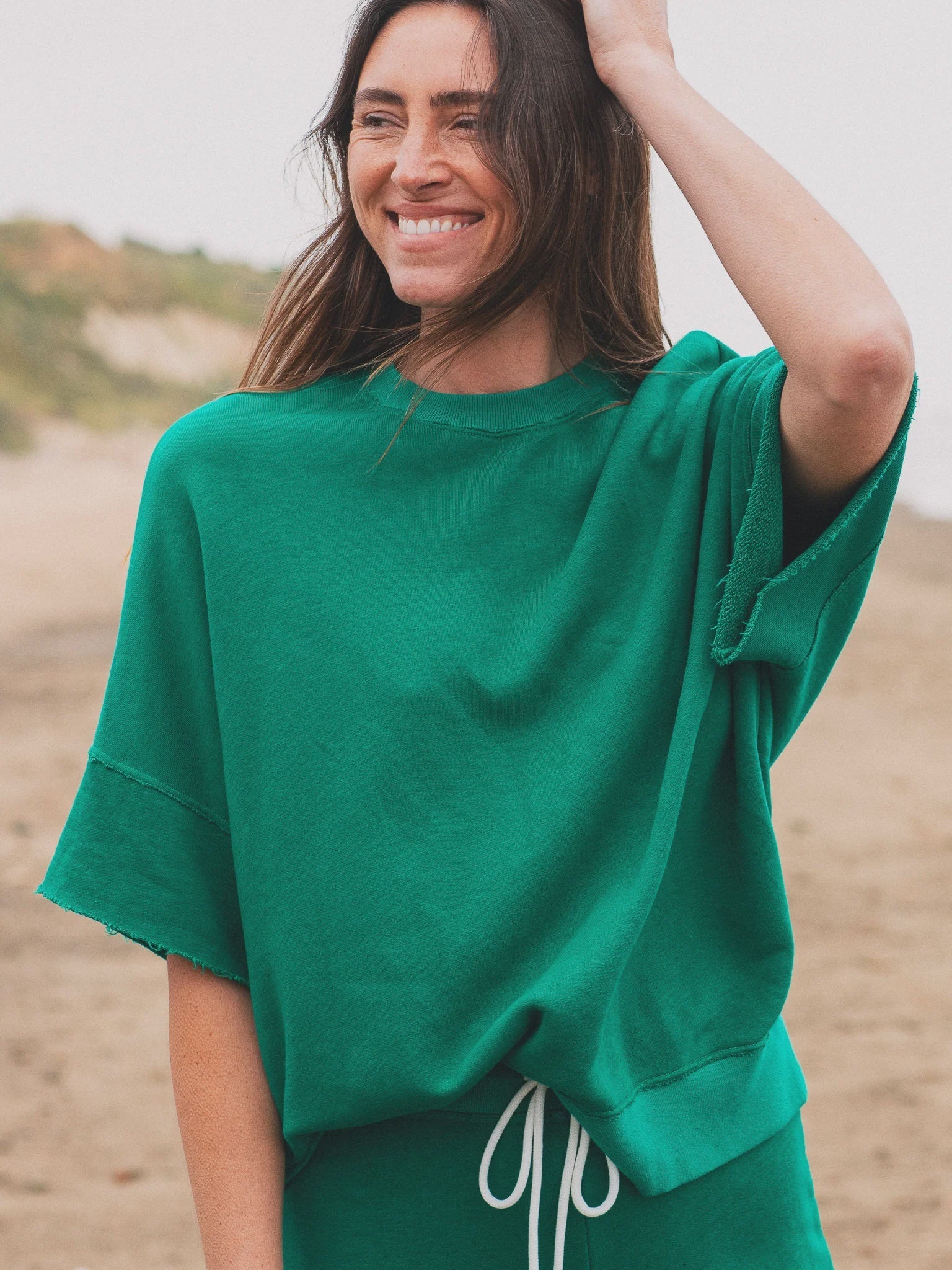 Electric & Rose Electric & Rose Amy Top in Seaglass Endless Waves