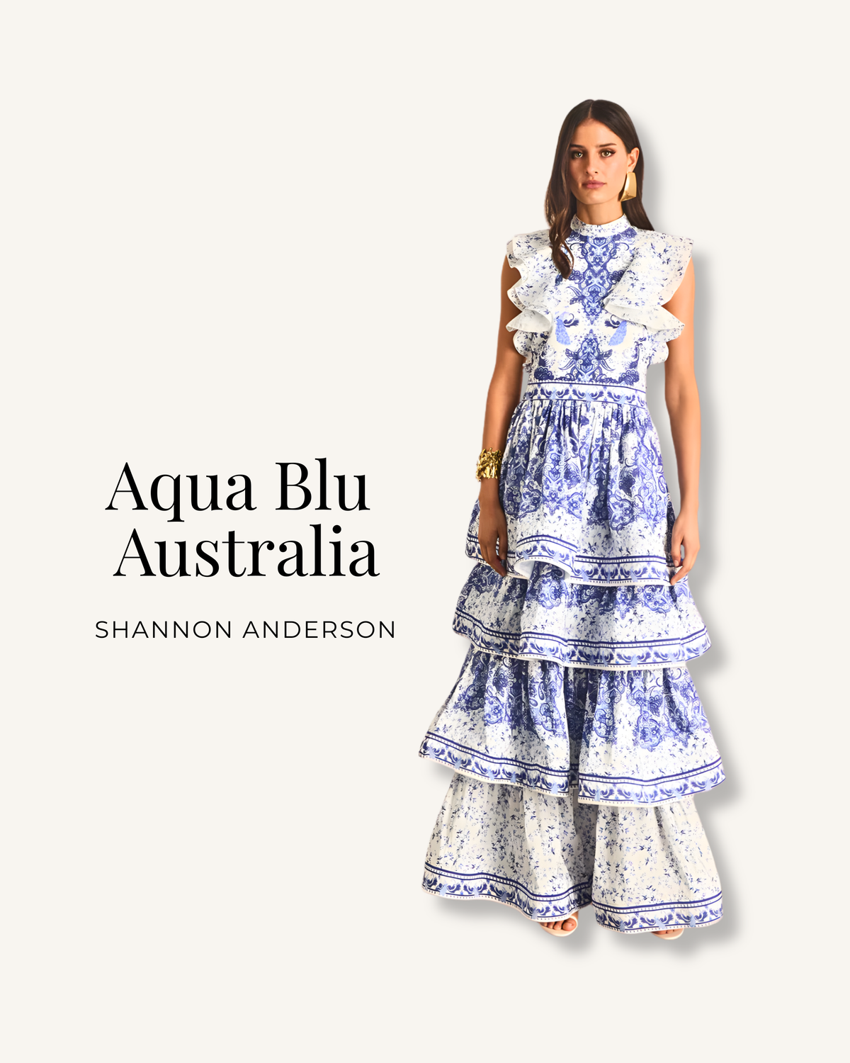 Aqua Blu Australia dress selected by Shannon Anderson for the Born to Runway fashion show at The Asbury Hotel benefiting Mary’s Place by the Sea.
