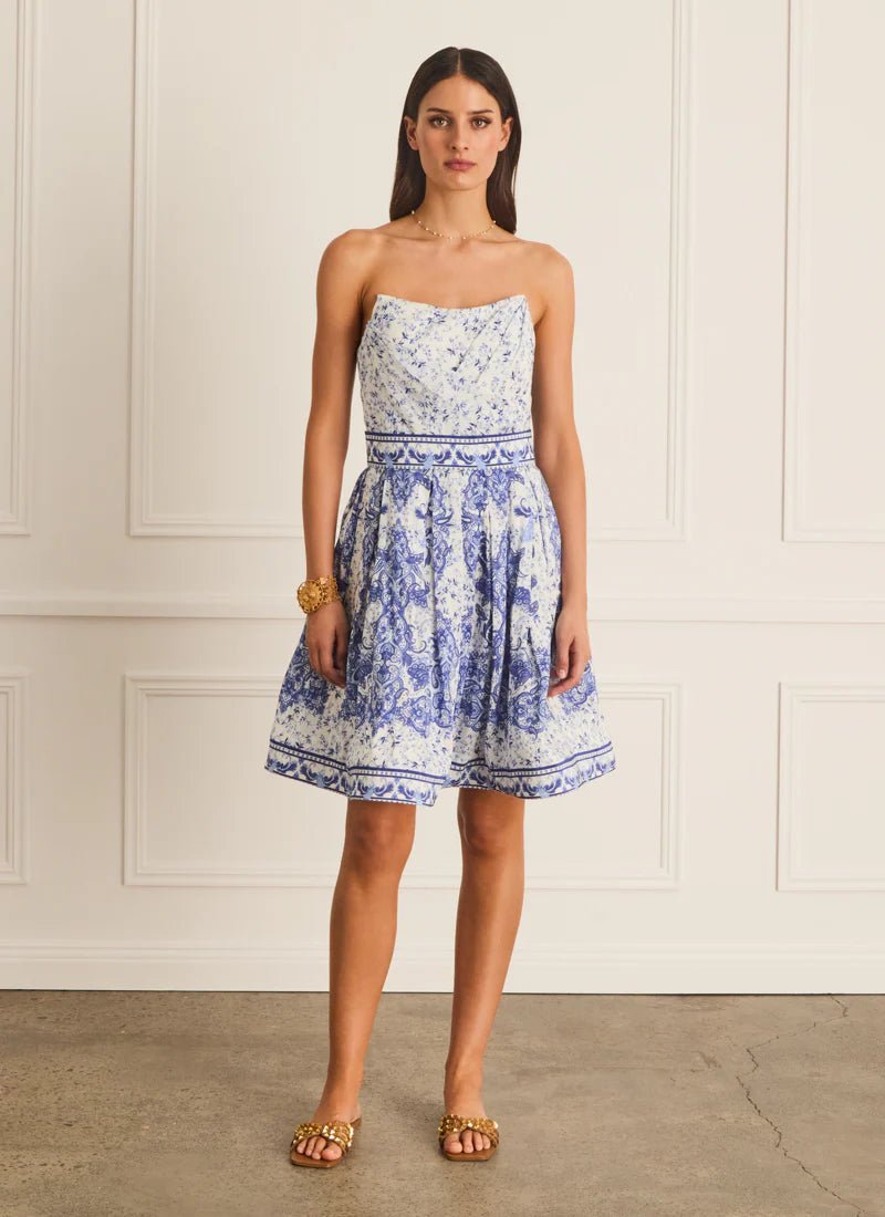 Aqua Blu Willow Simone Mini Dress | Endless Waves Willow / L Aqua Blu Willow Simone Mini Dress | Endless Waves Willow / L
