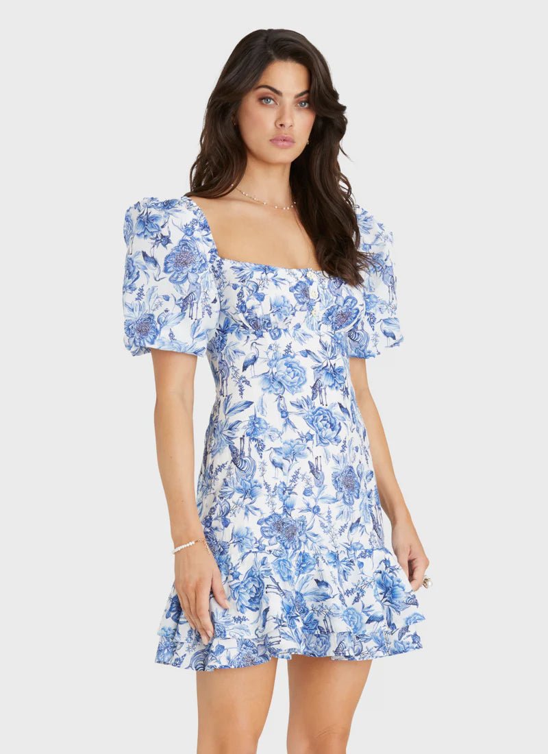 Aqua Blu Australia Azalea Scarlet Mini Dress | Endless Waves Azalea / L Aqua Blu Australia Azalea Scarlet Mini Dress | Endless Waves Azalea / L