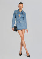 Arizona Denim Mini Dress - Endless Waves