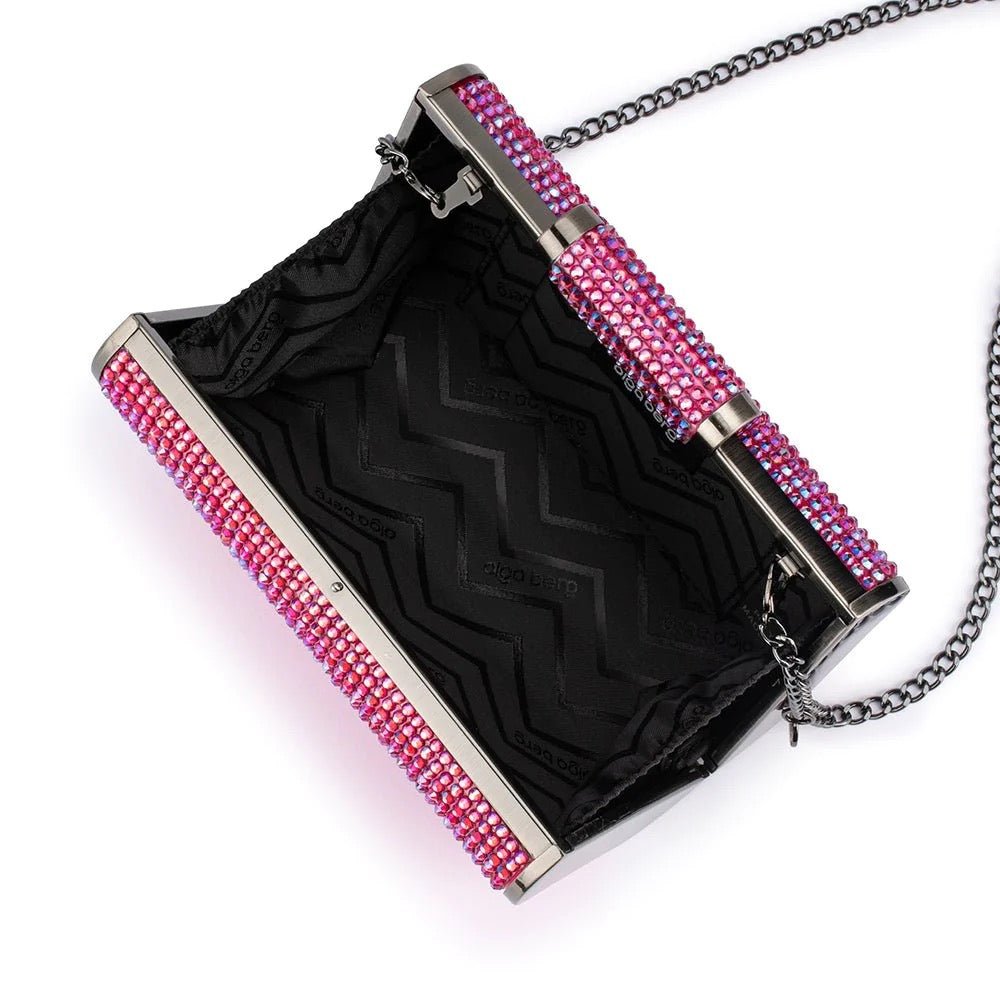 Olga Berg Olga Berg Bae Crystal Clutch Endless Waves