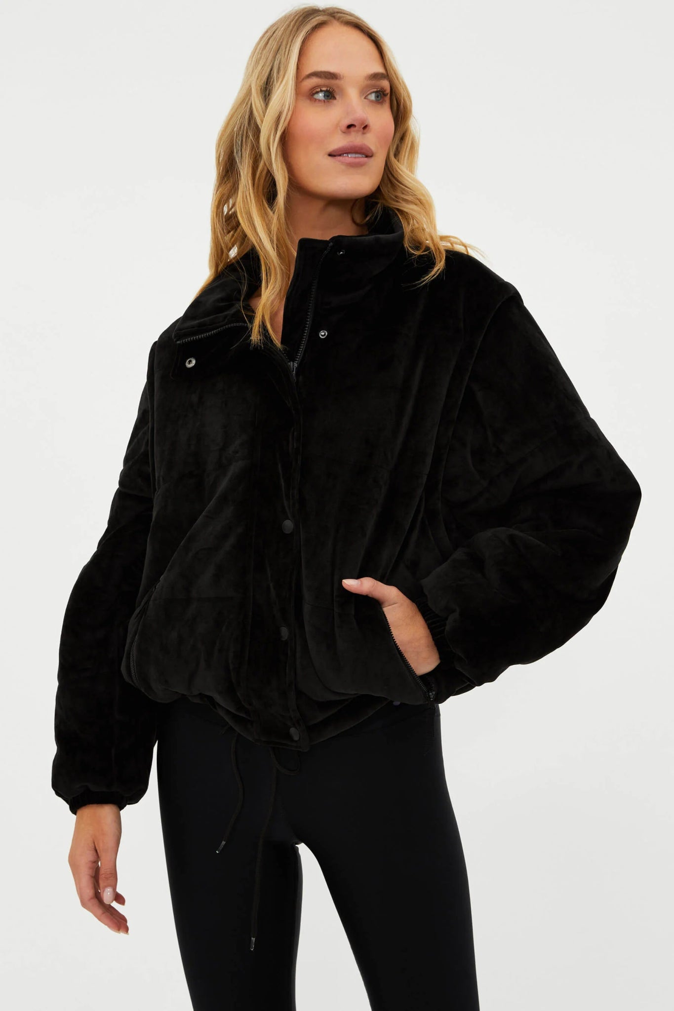 Beach Riot Kris Convertible Puffer Jacket Endless Waves