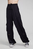 Billyy Shadow Black Trousers - Endless Waves