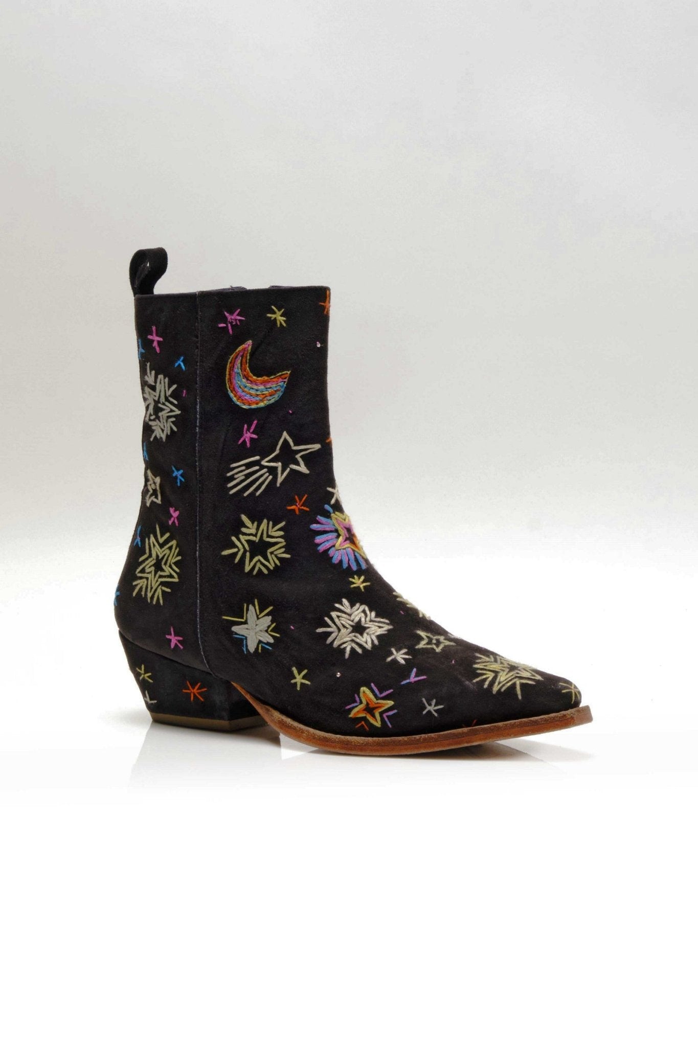 Bowers Embroidered Boots - Endless Waves