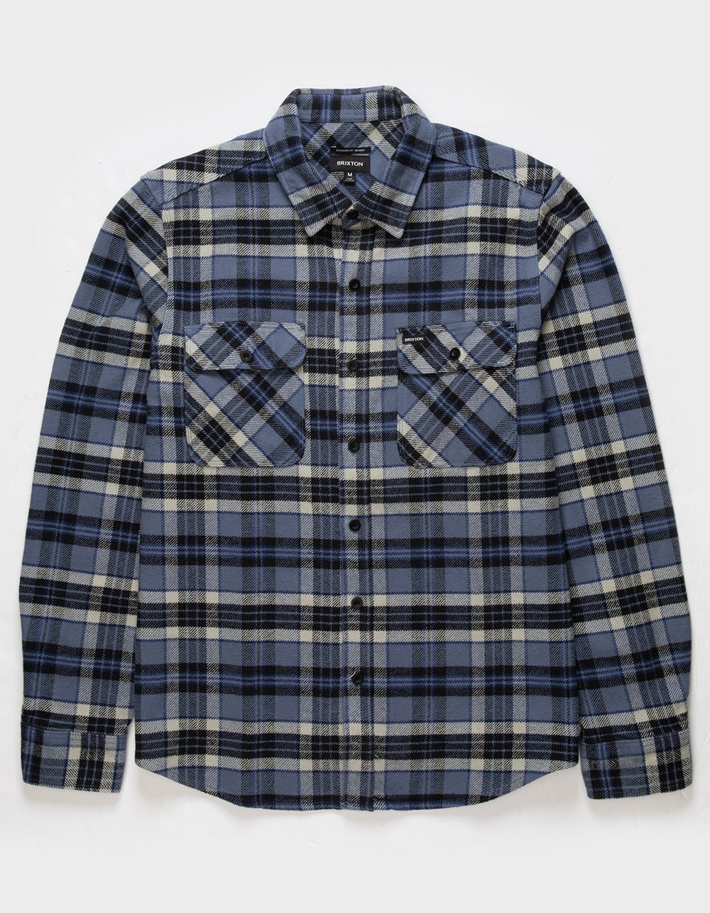 Brixton Bowery Heavy Weight LS Flannel - Final Sale Endless Waves