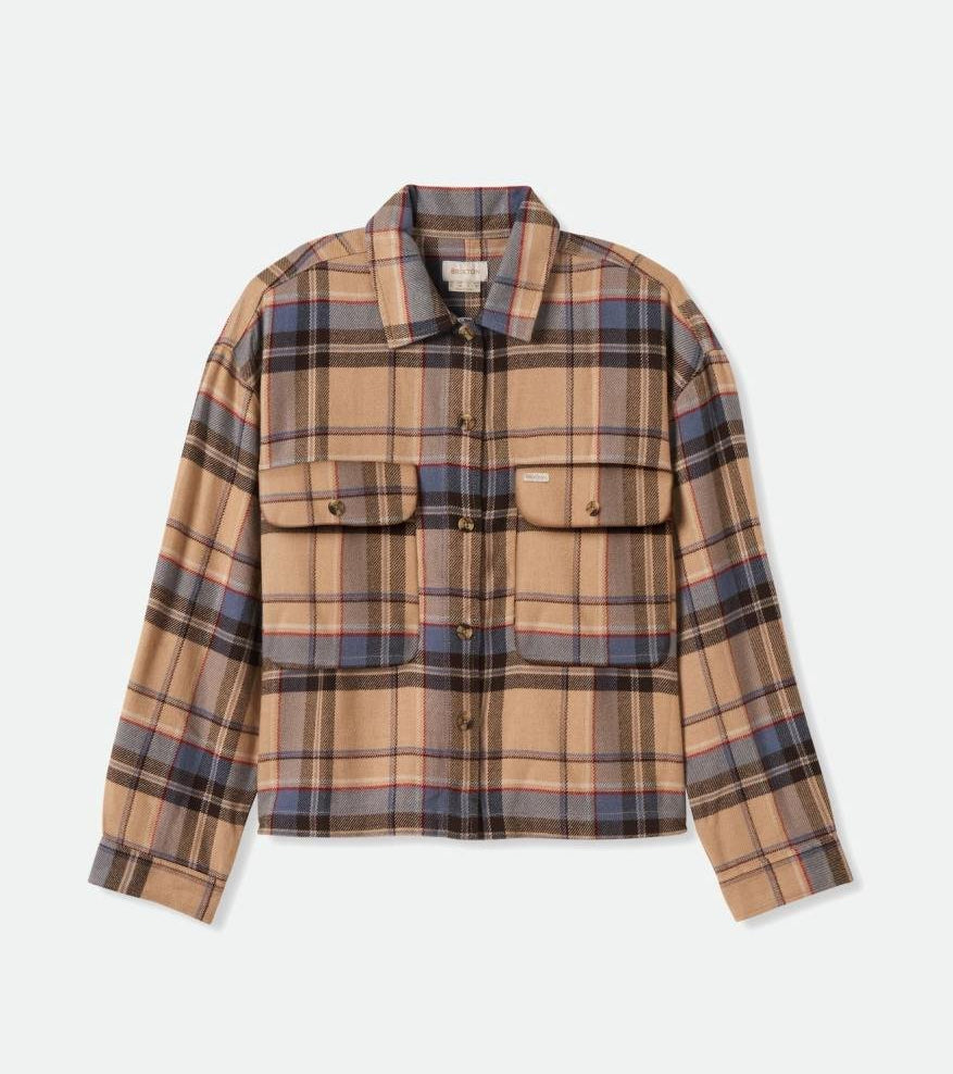 Brixton Bowery Women's L/S Flannel Endless Waves