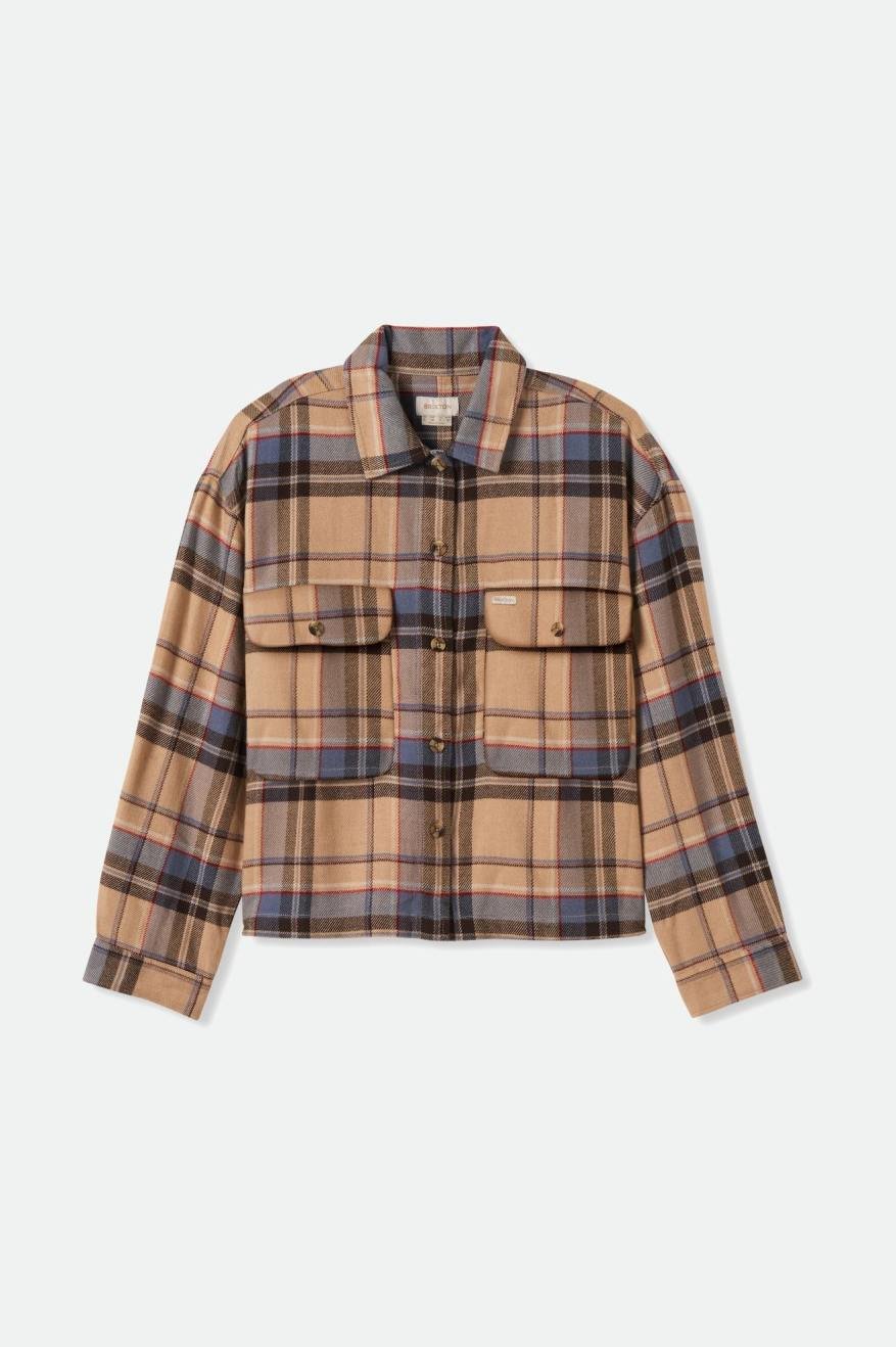 Brixton Bowery Women's L/S Flannel Endless Waves