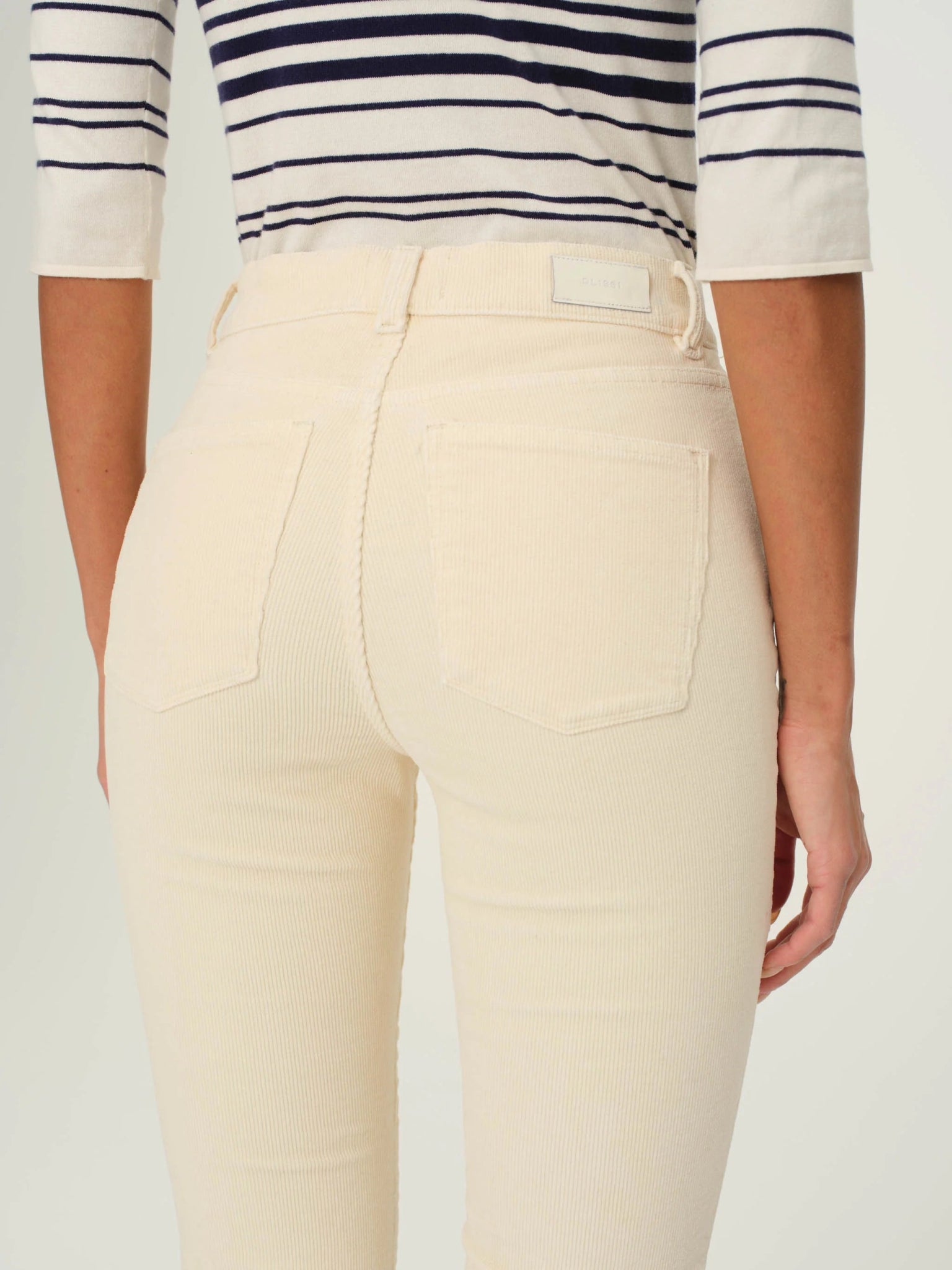 DL1961 DL1961 Bridget Boot Crop Flares in Manilla Cord Endless Waves