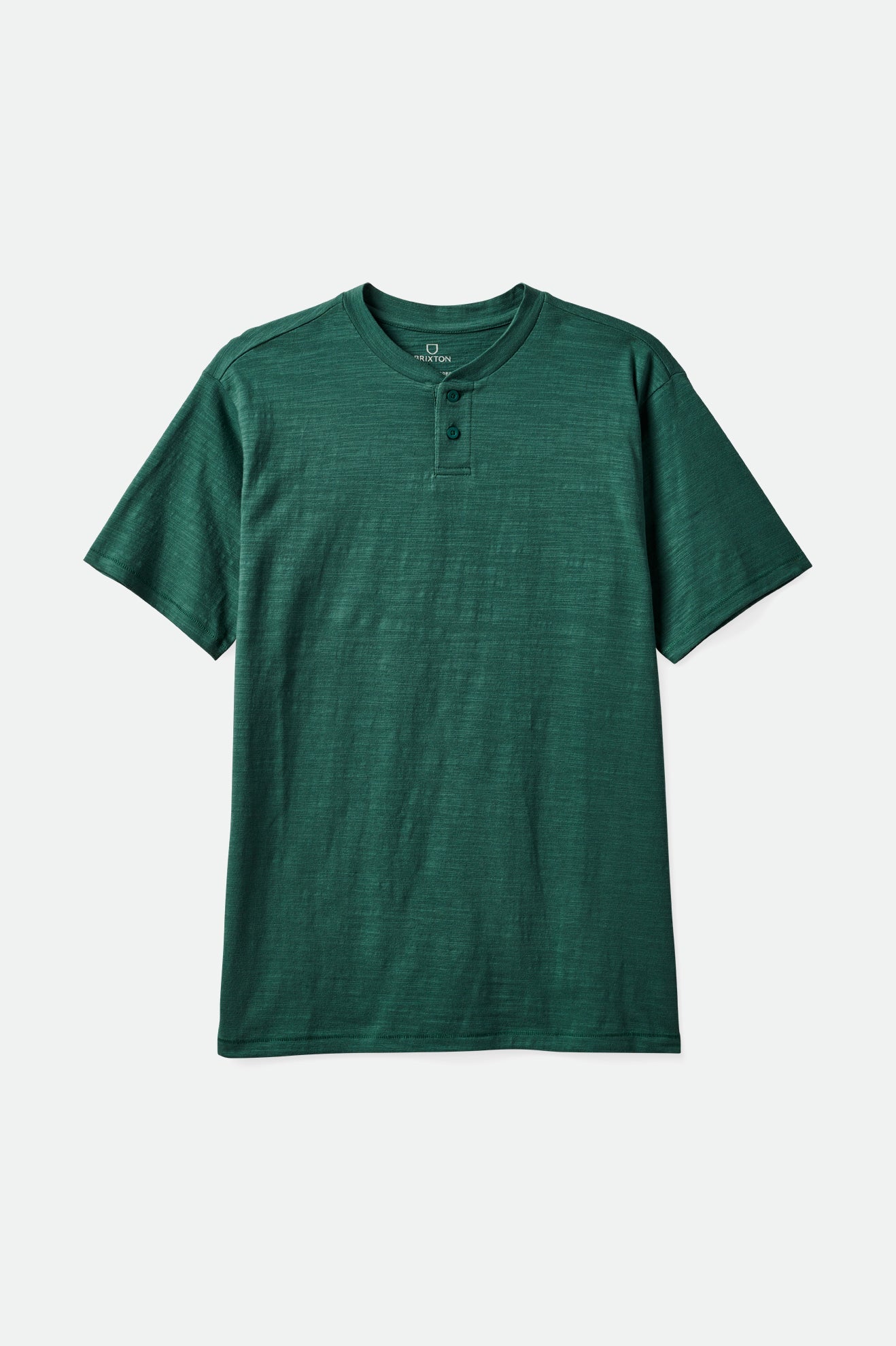 Brixton Basic Slub Short - Sleeve Henley Tee - Final Sale - Endless Waves