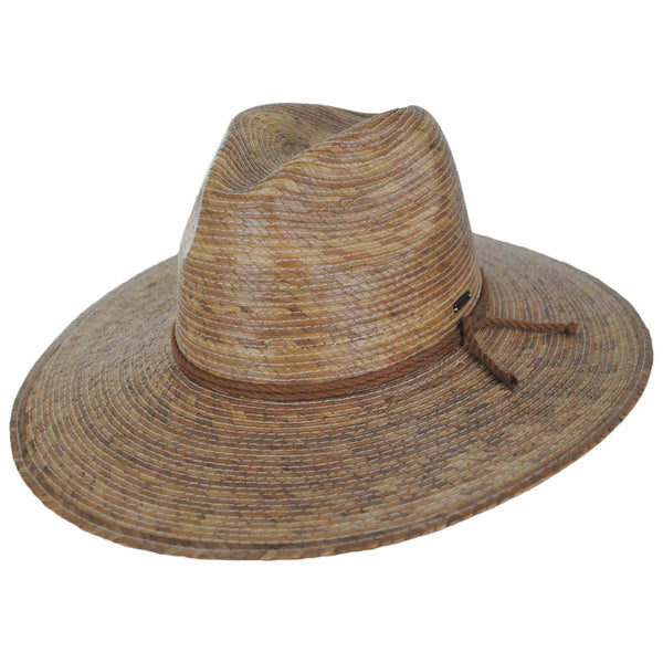 Brixton Blake Palm Straw Fedora Hat – Endless Waves display picture 1