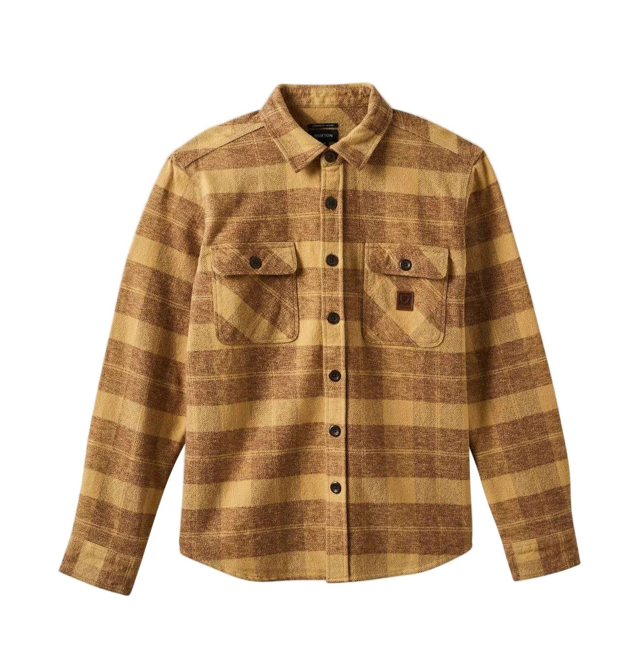Bowery Heavy Weight LS Flannel in Curry Yellow/ Pinecone - Endless Waves