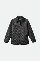 Brixton Women's Quilted Cass Jacket in Black - Endless Waves