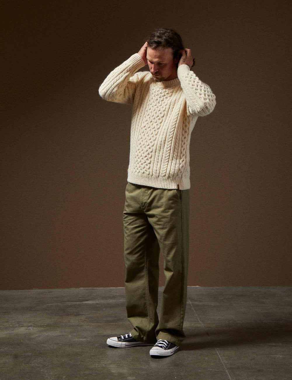 Brixton Classic Fisherman Cable Knit Sweater - Final Sale - Endless Waves