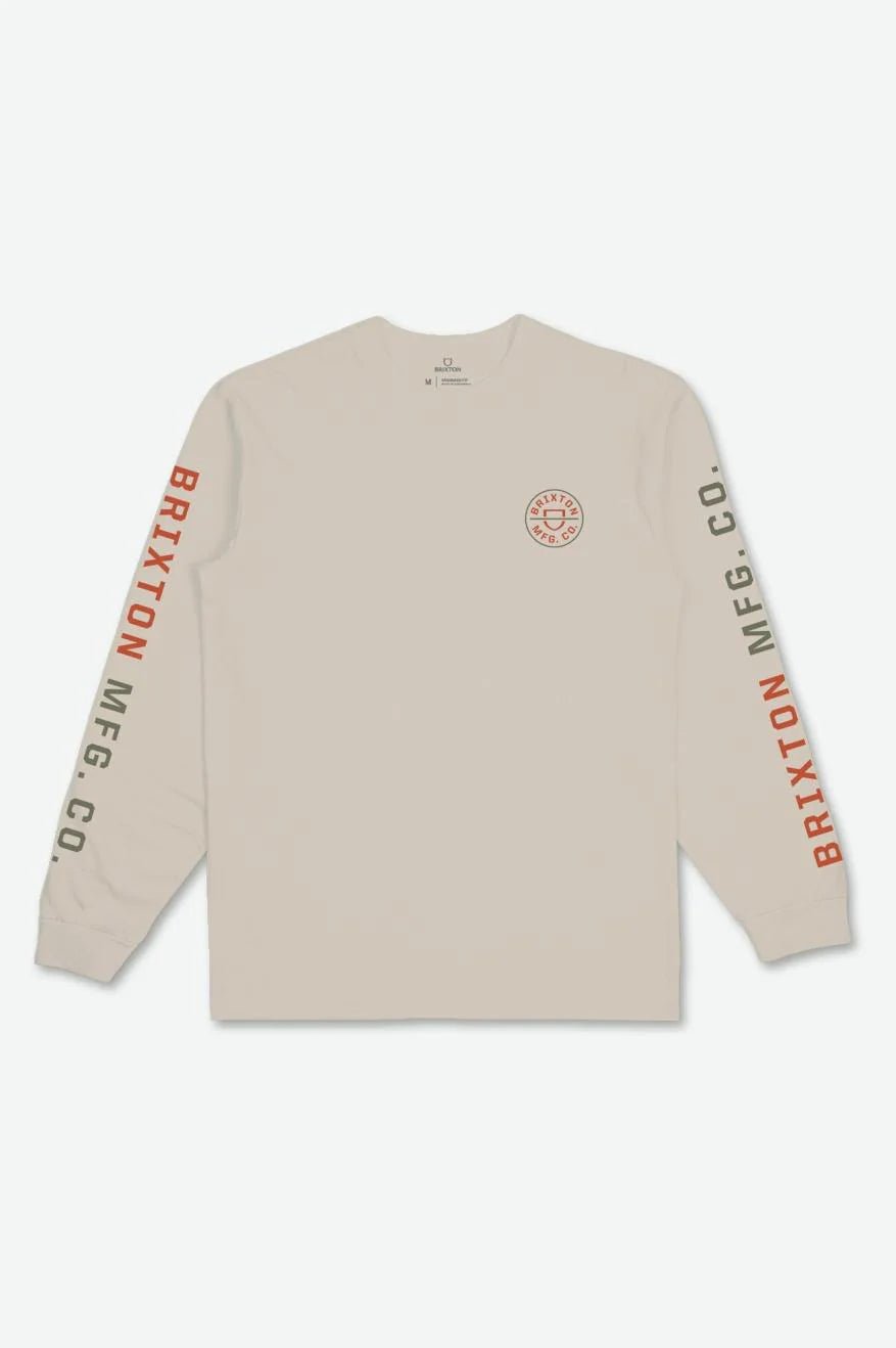 Brixton Brixton Crest Long Sleeve Tee - Final Sale Endless Waves