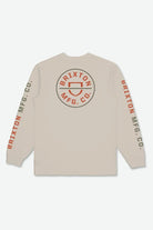 Brixton Crest Long Sleeve Tee - Final Sale - Endless Waves