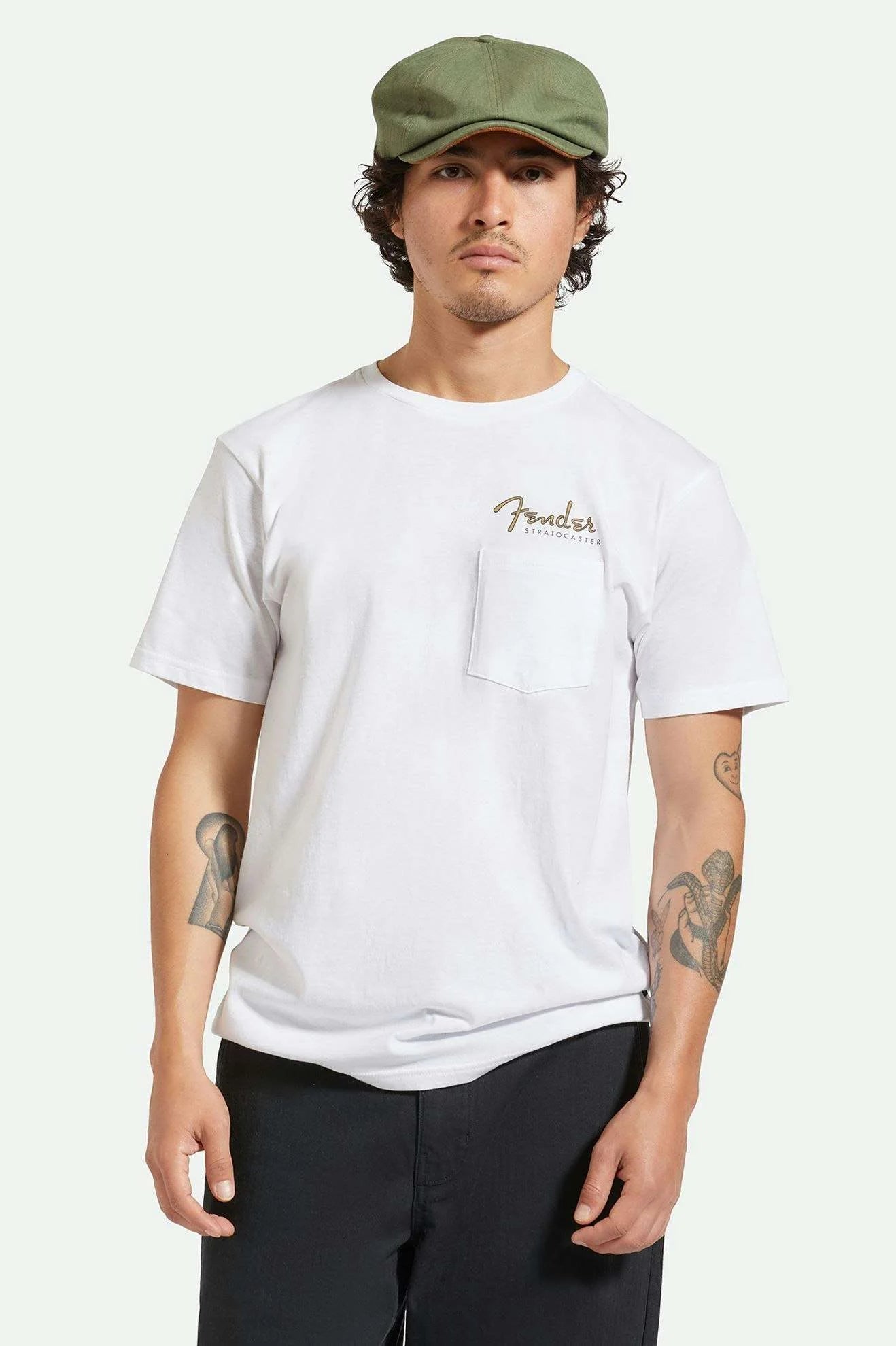 Brixton Brixton Fender Factory Brood Newsboy Cap Endless Waves