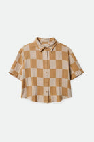 Women's Brixton Mykonos Boxy Short Sleeve Shirt Endless Waves