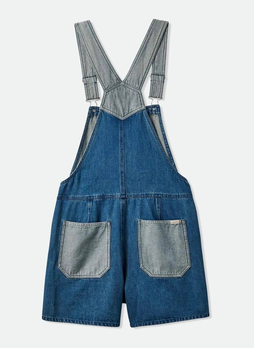 Brixton Two - Tone Denim Short Overalls