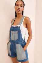 Brixton Two - Tone Denim Short Overalls