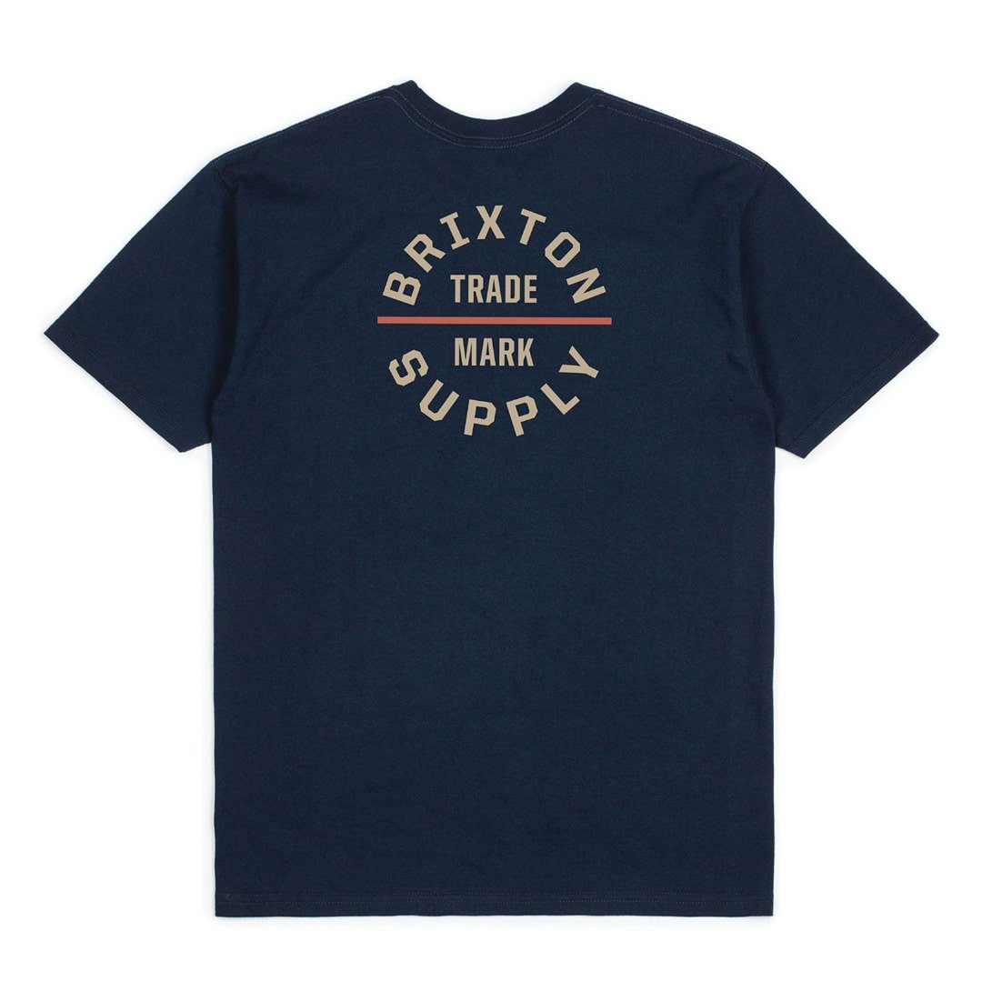 Brixton Brixton Oath V Navy SS Standard Tee Endless Waves