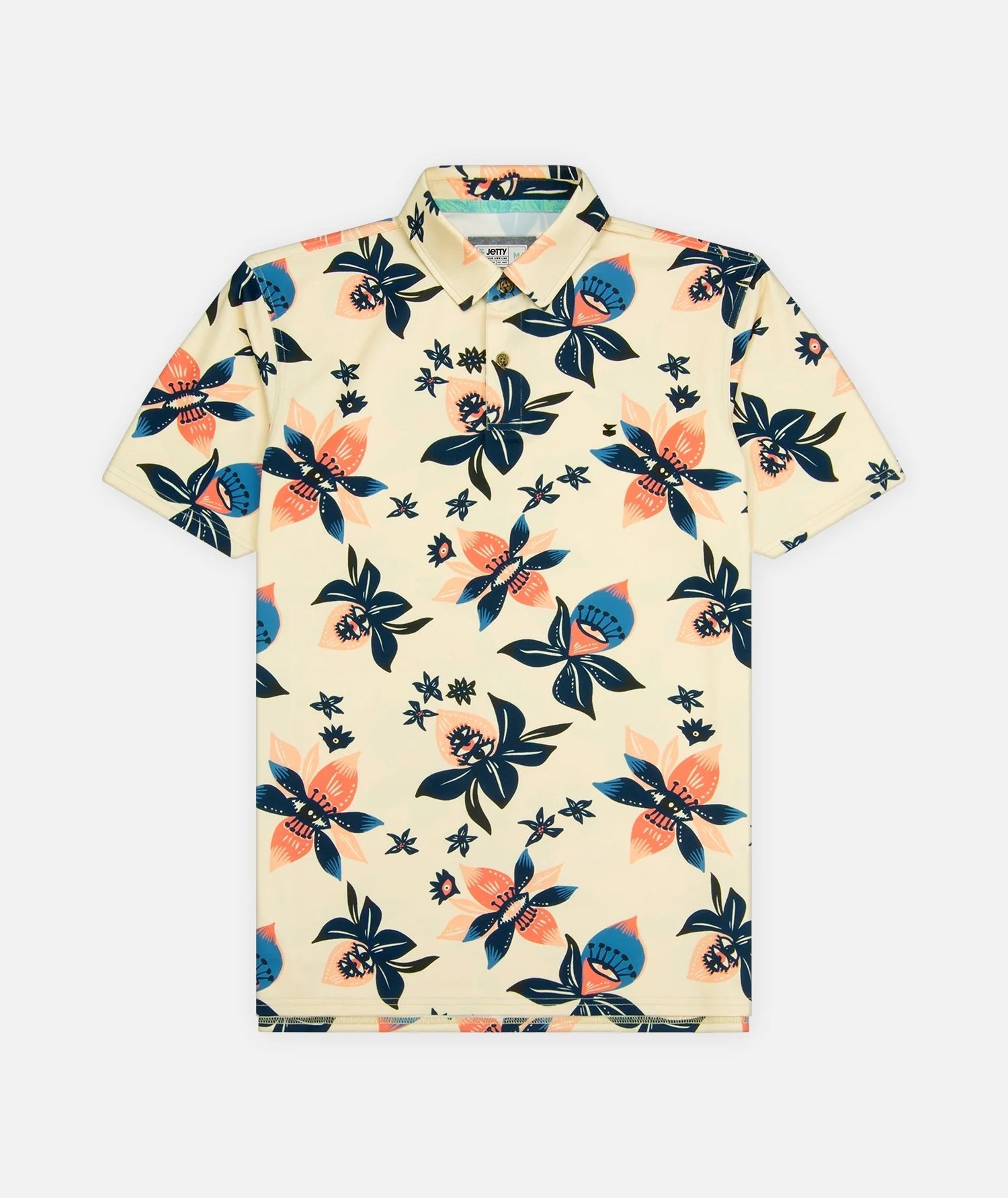 Men's Jetty Bunker Golf Polo in Blush