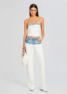 Chani Knit Denim Pant - Endless Waves