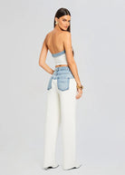 Chani Knit Denim Pant - Endless Waves