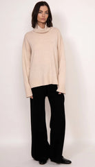 Charlie Oversized 100% Cashmere Turtleneck - Endless Waves