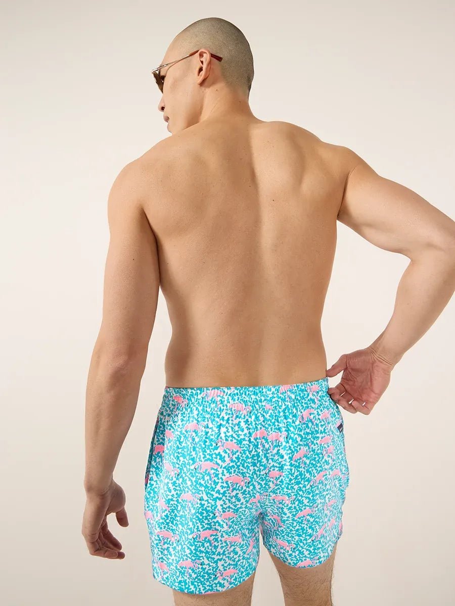 Chubbies The Domingos Are For Flamingos Classic Swim Trunk