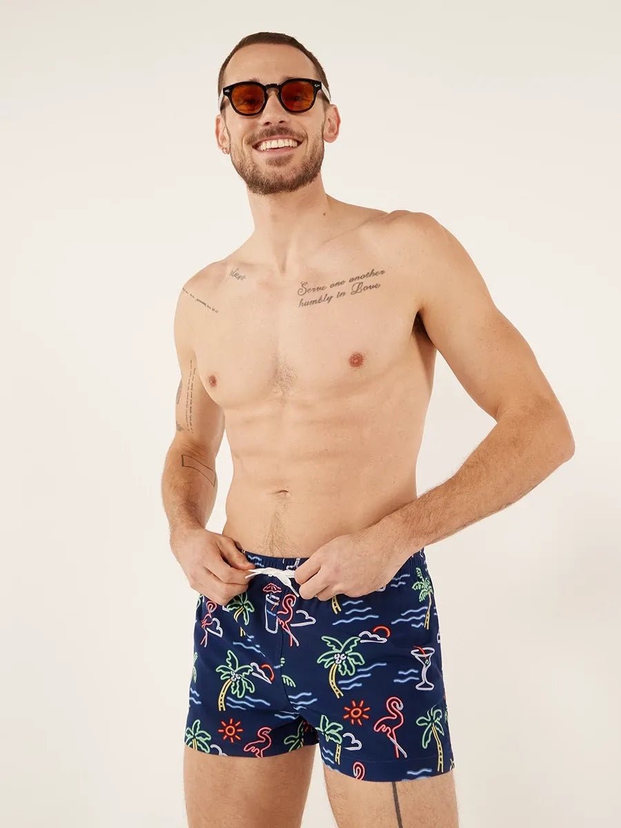 Chubbies The Neon Lights Classic Swim Trunk