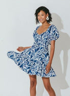 Cleobella Bea Mini Dress - Endless Waves