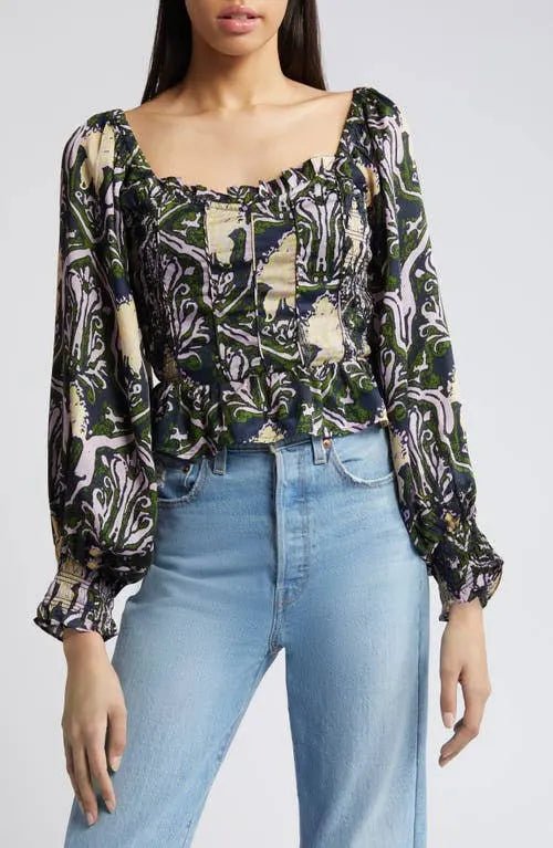 Cleobella Cleobella Dakota Blouse Endless Waves